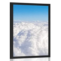 Plakat nad oblaki - 40x60 white