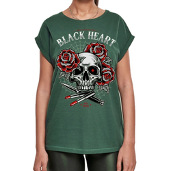 Majica moška - LIPSTICK SKULL EXT - BLACK HEART - 9067