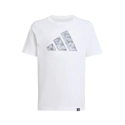 Adidas Majica za dečake J Camo T, JV5077, Bela