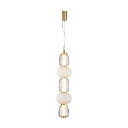 LED luster na sajli CARO LED/40W/230V zlatni