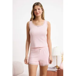 Trendyol Milla ženski set Thmss26Pt00087, Pink-Pink
