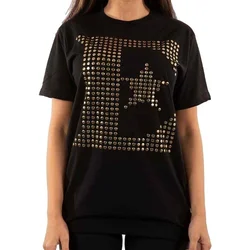Elton John E Logo (Embellished) Black L Majica