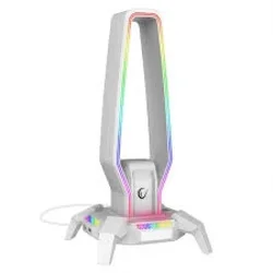 Rampage rm-h27 rgb beli nosač za slušalice 42763
