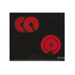 Bosch PKN631FP2E, Ugradna ploča, Staklokeramička, Crna