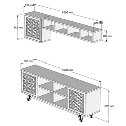 Hanah Home TV komoda Ayla 845HCT3065
