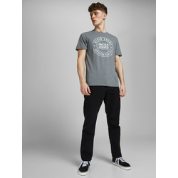 JACK & JONES Kavbojke Chris, črna