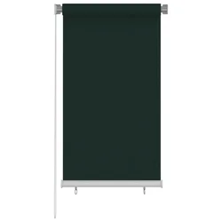 Vanjska rolo zavjesa 85 (Š) x 140 (V) cm tamnozelena HDPE