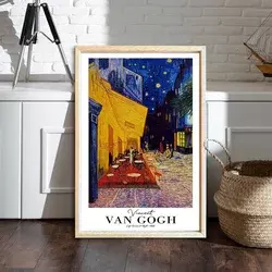 Wallity Dekorativna uramljena slika, 42x62cm, Šarena