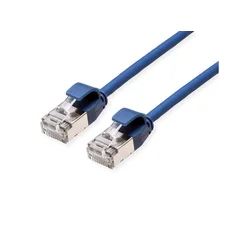 Secomp Roline S/FTP (PiMF) PatchCord Cat6A/CompLv, LSOH, plava, 1.0m