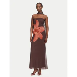 Vero Moda Poletna obleka Rosetta 10356030 Temno rjava Regular Fit
