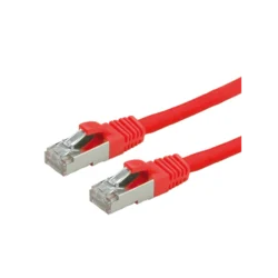 Value S/FTP Patch Cord Cat.6, halogen-free, red, 10m networking cable