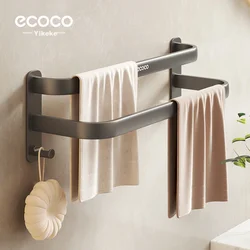 Ecoco Dupli držač za peškire, 50 cm, Sivi