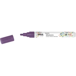 Sijoč lakasti flomaster Kreul medium - vijolična