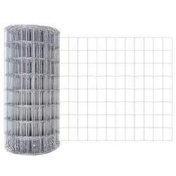 Vidaxl Evropska ograja 0,6 x 25 m PVC prevlečen železo