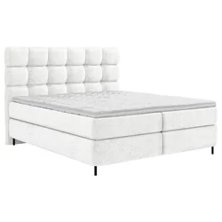 Esposa BOXSPRING POSTELJA 180 cm x 200 cm , tekstil bela