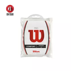 Wilson PRO OVERGRIP 12PK, tenis grip, bela