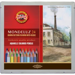 Koh-I-Noor Set drvenih bojica Mondeluz Landscape 3724, 24 komada