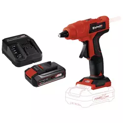 Einhell Aku. Pištolj za vruće lepljenje TE-CG 18 Li i Power-X-Change 18V 2,5 Ah Starter-Kit