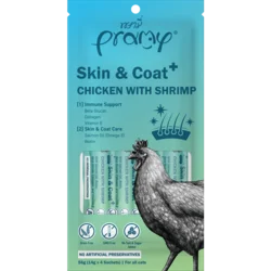 Pramy CAT Kremasta Poslastica od Piletine sa škampima SKIN&COAT 12 x 4x14 g
