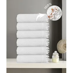 Lessentiel Maison Set peškira za ruke, 6 komada, Beli