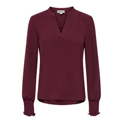 ONLY Bluza ONLMette vinsko rdeča