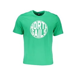NORTH SAILS GREEN MEN'S SHORT SLEEVED T-SHIRT