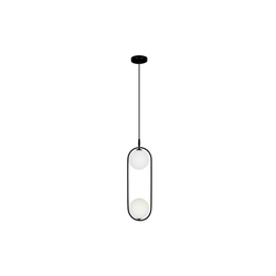 Cordel Pendant Lamp 2X28W G9 Black