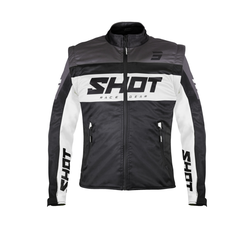 Softshellová bunda Shot Softshell Lite černo-bílá