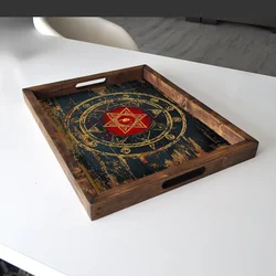 Aberto Design Poslužavnik REF038 48 x 38 x 4 cm, Šareni