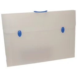 Torba-kofer pp-tvrdi 750x530x40mm Ri.Plast 6353754201 prozirno bijela/sort ručka