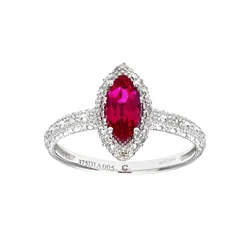 DIAMANT LETERNEL Prstan srebrna