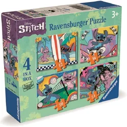 Ravensburger Puzzle (slagalice) - Dizni Stič - 4 u 1 kutiji