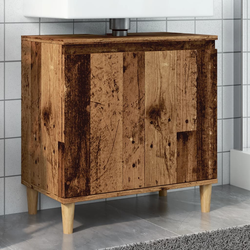 Ormarić za umivaonik boja drva 58x33x60 cm konstruirano drvo