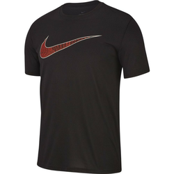 Nike M NK DRY TEE LEG SWH FILL SSNL, muška majica za fitnes, crna