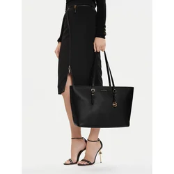 MICHAEL Michael Kors Nakupovalna torba  črna