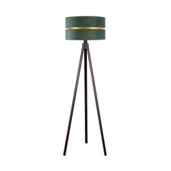 Duolla - Podna lampa DUO 1xE27/60W/230V prečnik 44 cm zelena/wenge
