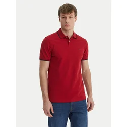 Tommy Hilfiger Polo majica Pique MW0MW42750 Rdeča Regular Fit