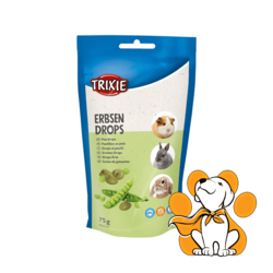 Trixie Poslastica za Glodare Mini Drops Grašak 75g – Povrtna Poslastica