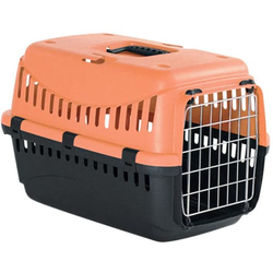 MP Bergamo Gipsy Transporter za mačke sa metalnim vratima, S, 46x31x32cm, Narandžasto-crni