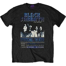 Black Sabbath Majica Deutsches 73 Unisex Black S