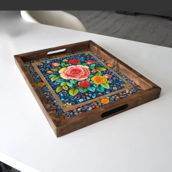 Aberto Design Poslužavnik REF047 48 x 38 x 4 cm, Šareni