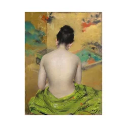 Canvas Slika na platnu Study of Flesh Color and Gold, William Merritt Chase, 45x60cm