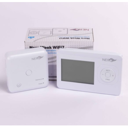 Nero Sobni bežični programabilni termostat WL7-RF, Wifi, Beli