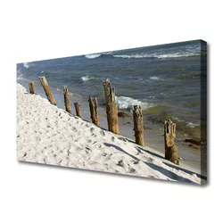 tulup.si Slika na platnu Plaža morje landscape 100x50 cm