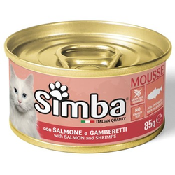 Simba Obrok za mačke, Losos i račići, 85g