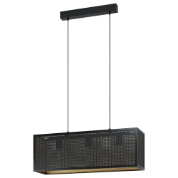 EGLO viseća lampa SALLICANO 3xE27 73 cm crna zlatna 43559
