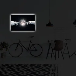 Zidna slika sa LED osvjetljenjem ABD-006, 45x70 cm