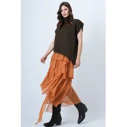 Trend Alacati Stili Ženska bluza Alc-X14686, Kaki