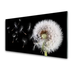 tulup.si Steklena slika Dandelion 120x60 cm 4 obešalnika