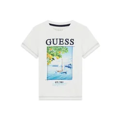 Guess Majica N6GI07 K8HM4 Bela Regular Fit